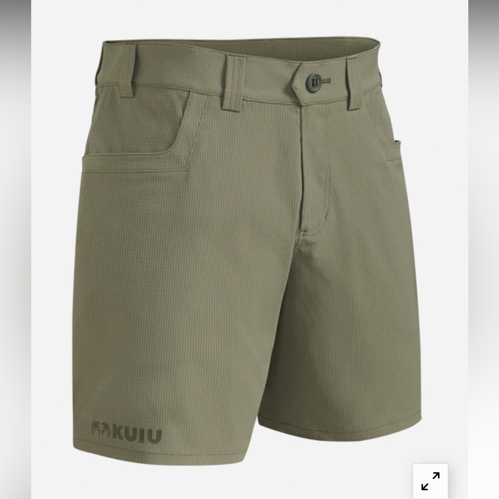 KUIU Tiburon 7” Khaki Shorts size 36